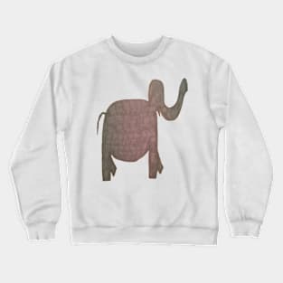 Elephant: Gray and Orange Crewneck Sweatshirt